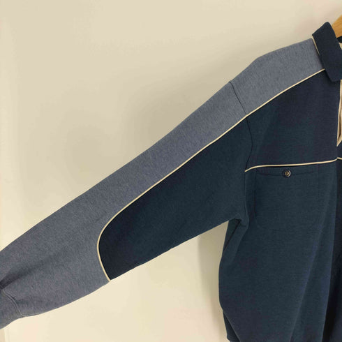 azsport ツートン スウェット ポロシャツ メンズ import:L