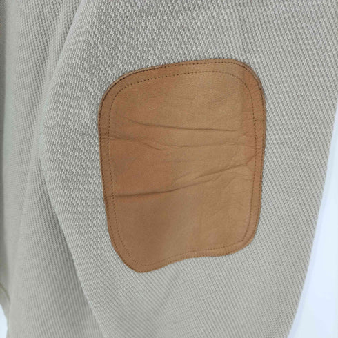 オービス ORVIS レザートリム 鹿の子 ハーフジップ ニット メンズ import:L