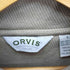 オービス ORVIS レザートリム 鹿の子 ハーフジップ ニット メンズ import:L
