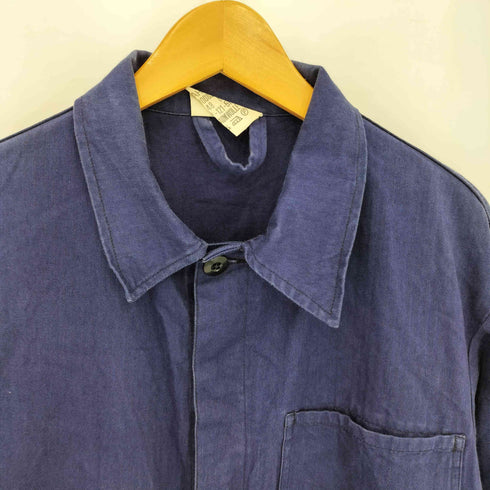 ジャーマンアーミー GERMAN ARMY G.WAHLER 80s ドイツ軍 ヘリンボーン ショップコート メンズ