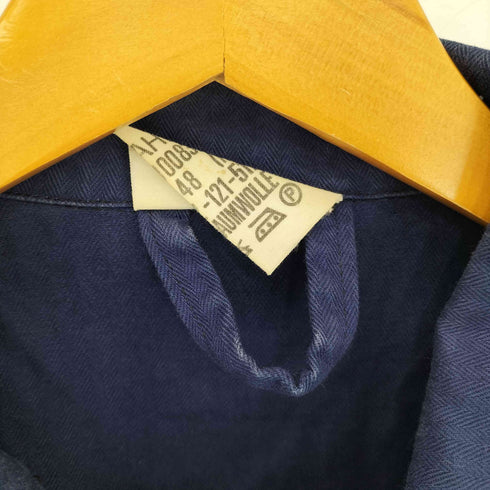 ジャーマンアーミー GERMAN ARMY G.WAHLER 80s ドイツ軍 ヘリンボーン ショップコート メンズ