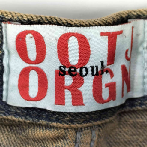 OOTJ ORGN SEOUL ガーメントダイ デニムカービングデニム レディース JPN:S