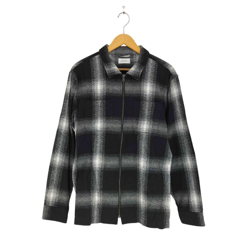 SATURDAYS NEW YORK CITY オンブレチェックジップシャツ street メンズ L