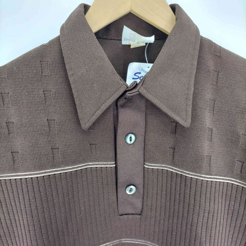 walt wear USA製 ポリエステル ニットポロ メンズ import:M