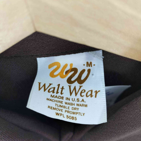 walt wear USA製 ポリエステル ニットポロ メンズ import:M