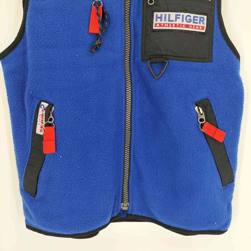 トミーヒルフィガー TOMMY HILFIGER リップストップ ナイロン 切替 フリース ベスト メンズ S/P
