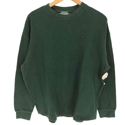 ラコステ LACOSTE 別注 THICK MOSS STITCH L/S クルーネック 鹿の子 カットソー メンズ import:S