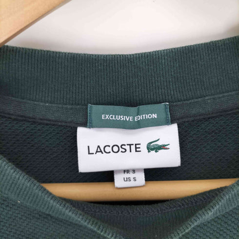 ラコステ LACOSTE 別注 THICK MOSS STITCH L/S クルーネック 鹿の子 カットソー メンズ import:S