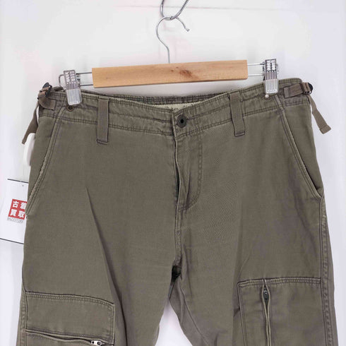 REAL CRUSH CLOTHING Y2K ギミック ジップフライ カーゴ パンツ メンズ 86