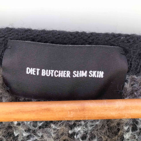 ダイエットブッチャー DIET BUTCHER 総柄 ロールネックニット メンズ