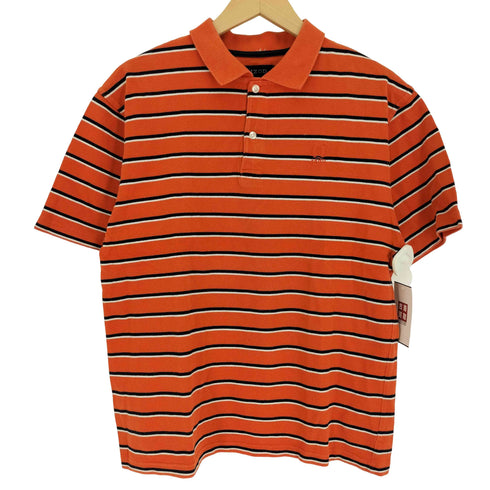 アイゾッド IZOD ボーダー 鹿の子 ポロシャツ メンズ import:XL