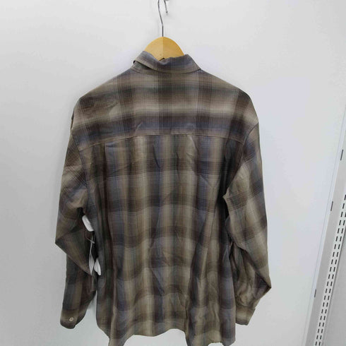 オーラリー AURALEE 25AW SUPER LIGHT WOOL CHECK SHIRT スーパー ライト ウール チェック シャツ メンズ JPN:4