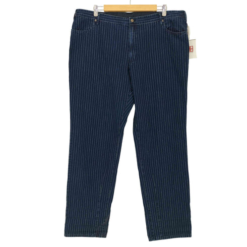パパス papas VEGAS JEANS ヒッコリー ピンストライプ インディゴ パンツ メンズ 58