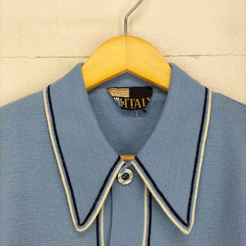 モンゴメリーワード MONTGOMERY WARD イタリア製 襟付き カーディガン メンズ import:M