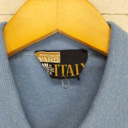 モンゴメリーワード MONTGOMERY WARD イタリア製 襟付き カーディガン メンズ import:M