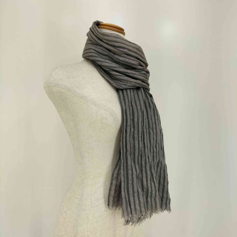 エルメネジルドゼニア Ermenegildo Zegna イタリア製 カシミヤシルク ストライプ ストール メンズ