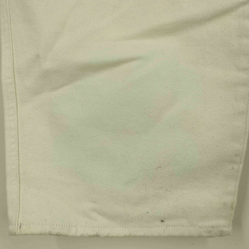 bronze age 90S バギーデニム ホワイト メンズ 80