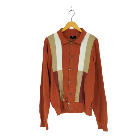 ステューシー Stussy COLOR BLOCK SWEATER メンズ XL