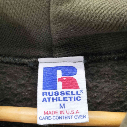 ラッセルアスレチック RUSSELL ATHLETIC USA製 ブランク 無地 フーディー パーカー メンズ import:M