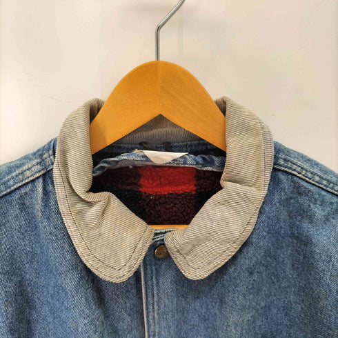 エルエルビーン L.L.Bean 80S ブランケット付き デニム ジャケット レディース KIDS XL