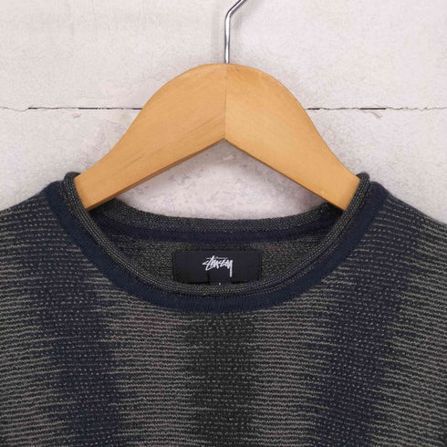 ステューシー Stussy SHADOW STRIPE SWEATER メンズ L