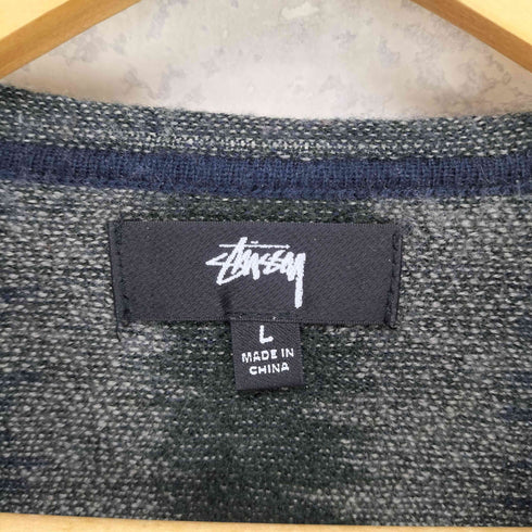 ステューシー Stussy SHADOW STRIPE SWEATER メンズ L