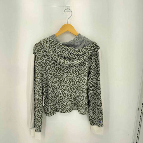 チャンピオン Champion レオパードプルオーバーパーカー レディース JPN:L