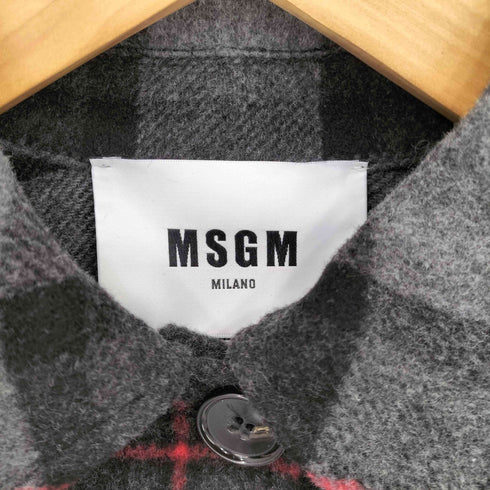 エムエスジーエム MSGM checkerboard-print Cropped Jacket クロップド チェッカージャケット レディース 38