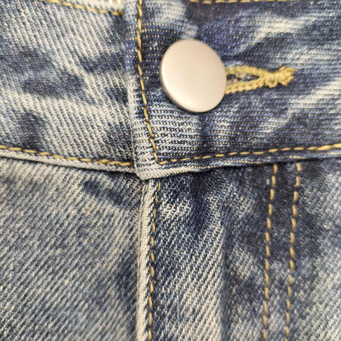 MEMECLE ジップアップショーツデニムパンツ レディース JPN:M