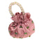 SURYO WINKLE SATIN BEADED BAG ウィンクル サテン ビーズ バッグ レディース