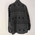ウールリッチ WOOLRICH 90S USA製 総柄 ノルディック柄 ボア フリース ハーフジップ アノラック プルオーバー 裾 ドローコード メンズ import:L