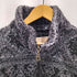 ウールリッチ WOOLRICH 90S USA製 総柄 ノルディック柄 ボア フリース ハーフジップ アノラック プルオーバー 裾 ドローコード メンズ import:L