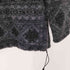 ウールリッチ WOOLRICH 90S USA製 総柄 ノルディック柄 ボア フリース ハーフジップ アノラック プルオーバー 裾 ドローコード メンズ import:L