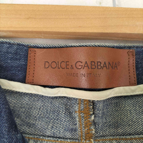 ドルチェアンドガッバーナ DOLCE&GABBANA ダメージ加工 デニムパンツ メンズ 54