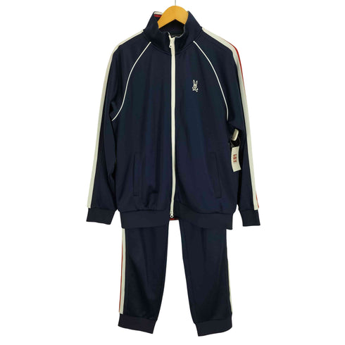 サイコバニー Psycho Bunny ジップアップ ラインジャージセットアップ メンズ XL