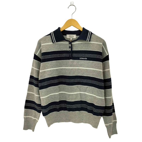 rölarola ALPACA STRIPE COLLAR KNIT ボーダーニット レディース FREE