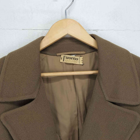 l'uomo KAMANTA カシミア混 チェスターコート メンズ 48