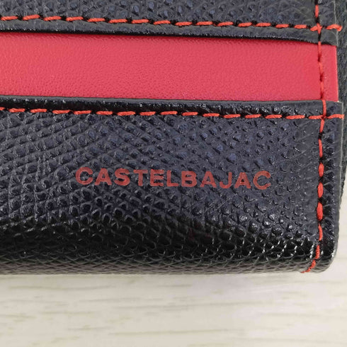 カステルバジャック CASTELBAJAC Brooch レザー 長財布 メンズ