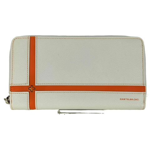 カステルバジャック CASTELBAJAC Brooch レザー 長財布 メンズ