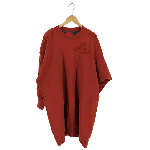 ヴィヴィアンウエストウッドレッドレーベル Vivienne Westwood RED LABEL ドライ裏毛オーブパッチスウェットワンピース レディース 00