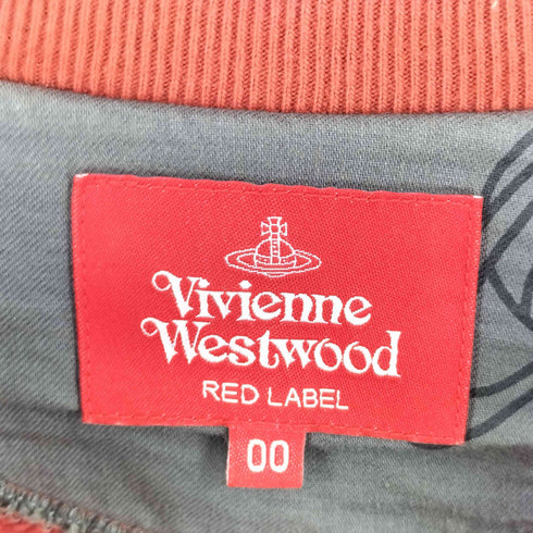 ヴィヴィアンウエストウッドレッドレーベル Vivienne Westwood RED LABEL ドライ裏毛オーブパッチスウェットワンピース レディース 00