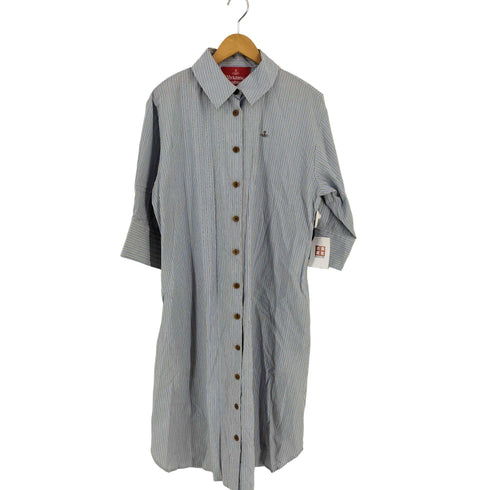 ヴィヴィアンウエストウッドレッドレーベル Vivienne Westwood RED LABEL ストライプシャツワンピース レディース 00