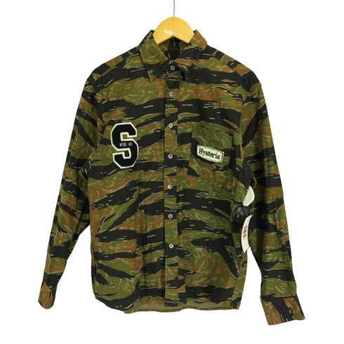 ヒステリック HYSTERIC CAMOFLAGE SHIRT カモ柄 L/S シャツ メンズ import:M