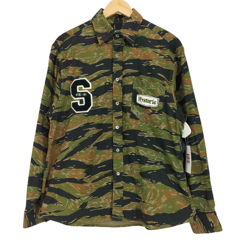 ヒステリック HYSTERIC CAMOFLAGE SHIRT カモ柄 L/S シャツ メンズ import:M