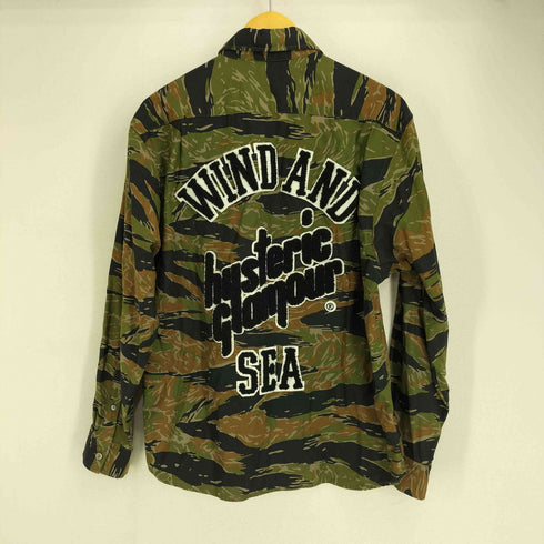 ヒステリック HYSTERIC CAMOFLAGE SHIRT カモ柄 L/S シャツ メンズ import:M