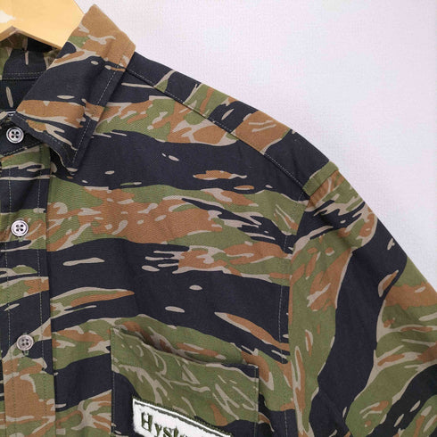 ヒステリック HYSTERIC CAMOFLAGE SHIRT カモ柄 L/S シャツ メンズ import:M