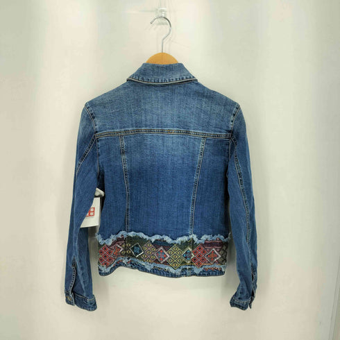 デシグアル Desigual 装飾柄 デニムジャケット レディース JPN:M