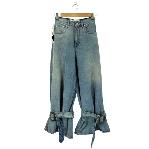 ジェイダブリューアンダーソン JW ANDERSON BUCKLED CUFF DENIM JEANS バックルカフデニムジーンズ レディース 24