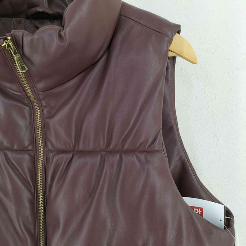 バナナリパブリック BANANA REPUBLIC コーティング中綿ベスト レディース import:L