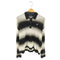 フレッドペリー FRED PERRY Striped Open-Knit Shirt レディース UK10